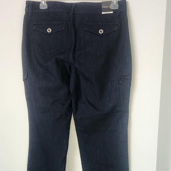 Purple & More Cargo Jeans NWT - Picture 2 of 3